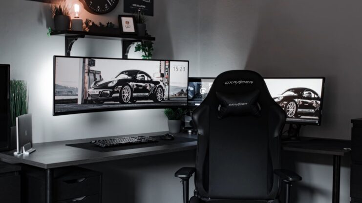34 Unique Black And White Gaming Setup Ideas With Accessories In 2023 ...